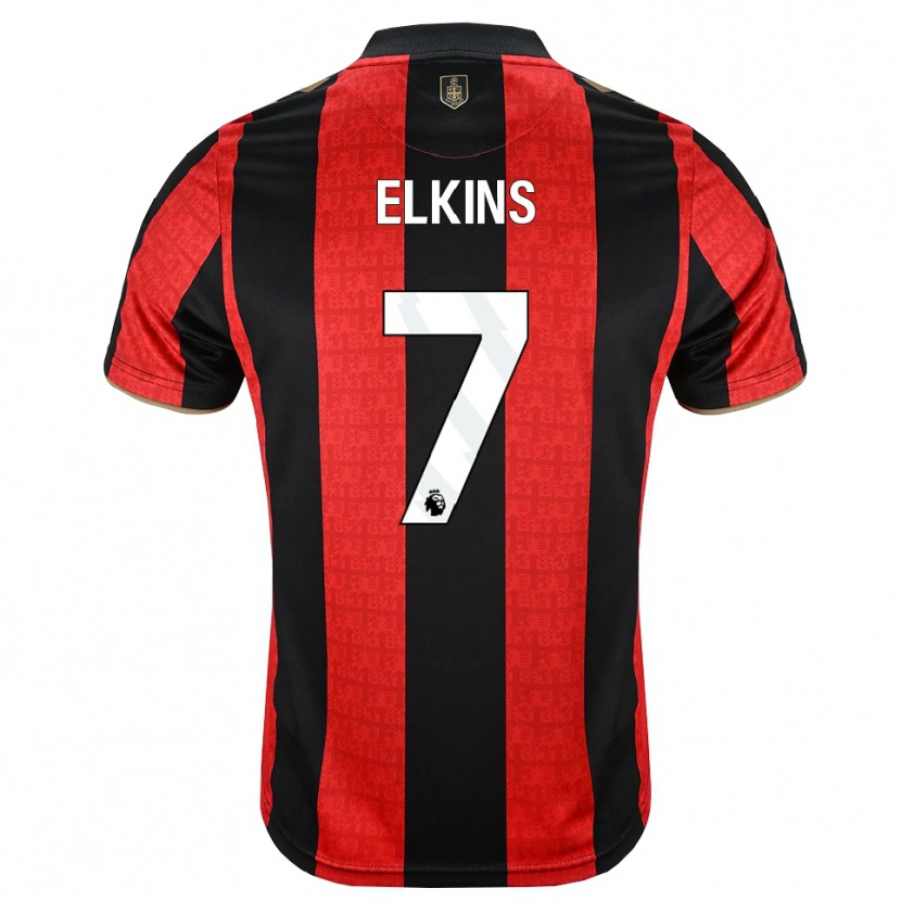 Danxen Dames Elle Elkins #7 Goudgeel Rood Zwart Thuisshirt Thuistenue 2026/27 T-Shirt België