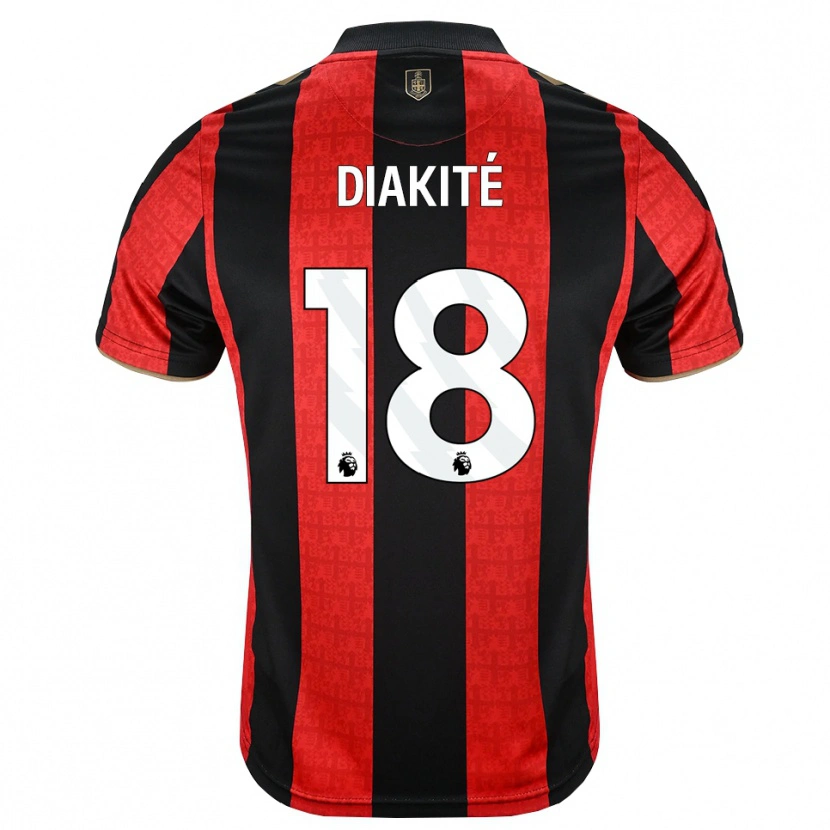 Danxen Dames Bafodé Diakité #18 Goudgeel Rood Zwart Thuisshirt Thuistenue 2026/27 T-Shirt België