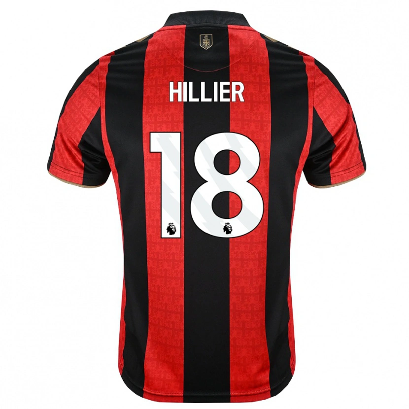 Danxen Dames Gemma Hillier #18 Goudgeel Rood Zwart Thuisshirt Thuistenue 2026/27 T-Shirt België