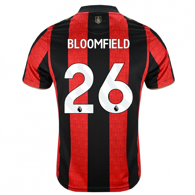 Danxen Dames Erin Bloomfield #26 Goudgeel Rood Zwart Thuisshirt Thuistenue 2026/27 T-Shirt België