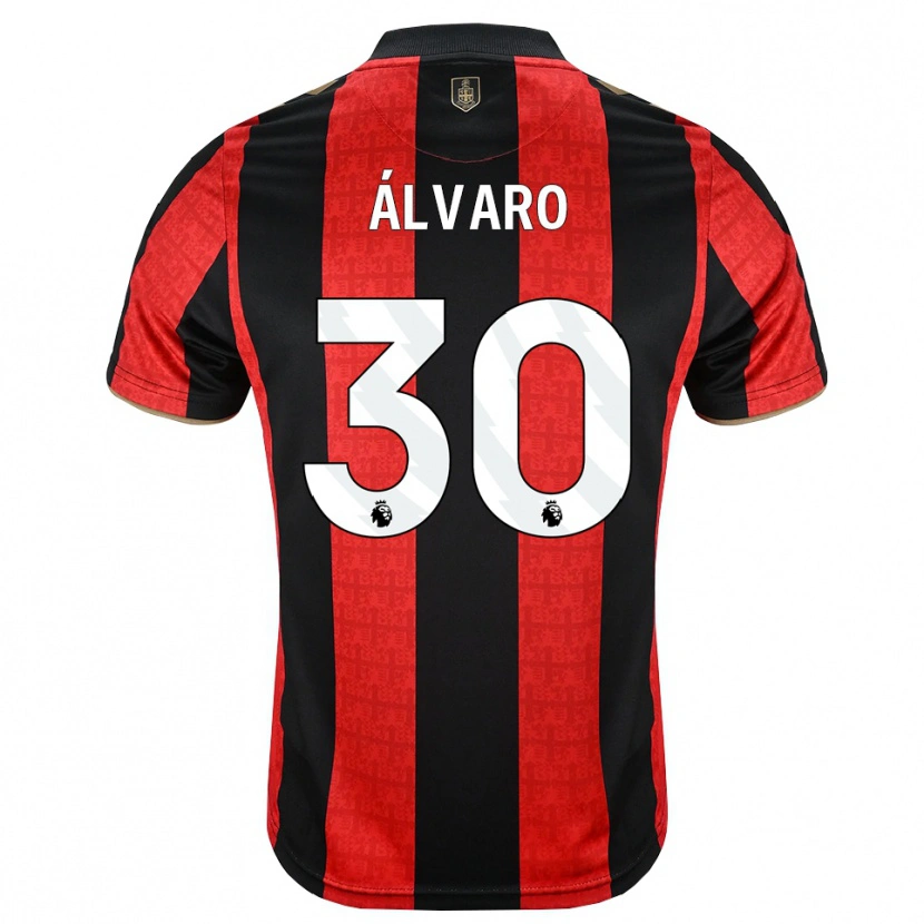 Danxen Dames Álvaro Rodríguez #30 Goudgeel Rood Zwart Thuisshirt Thuistenue 2026/27 T-Shirt België