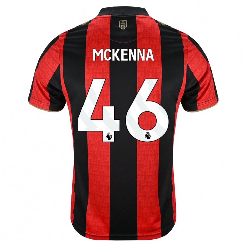 Danxen Dames Callan Mckenna #46 Goudgeel Rood Zwart Thuisshirt Thuistenue 2026/27 T-Shirt België
