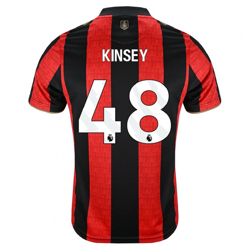 Danxen Dames Max Kinsey #48 Goudgeel Rood Zwart Thuisshirt Thuistenue 2026/27 T-Shirt België