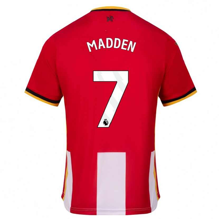 Danxen Dames Coran Madden #7 Geel Zwart Rood Thuisshirt Thuistenue 2026/27 T-Shirt België