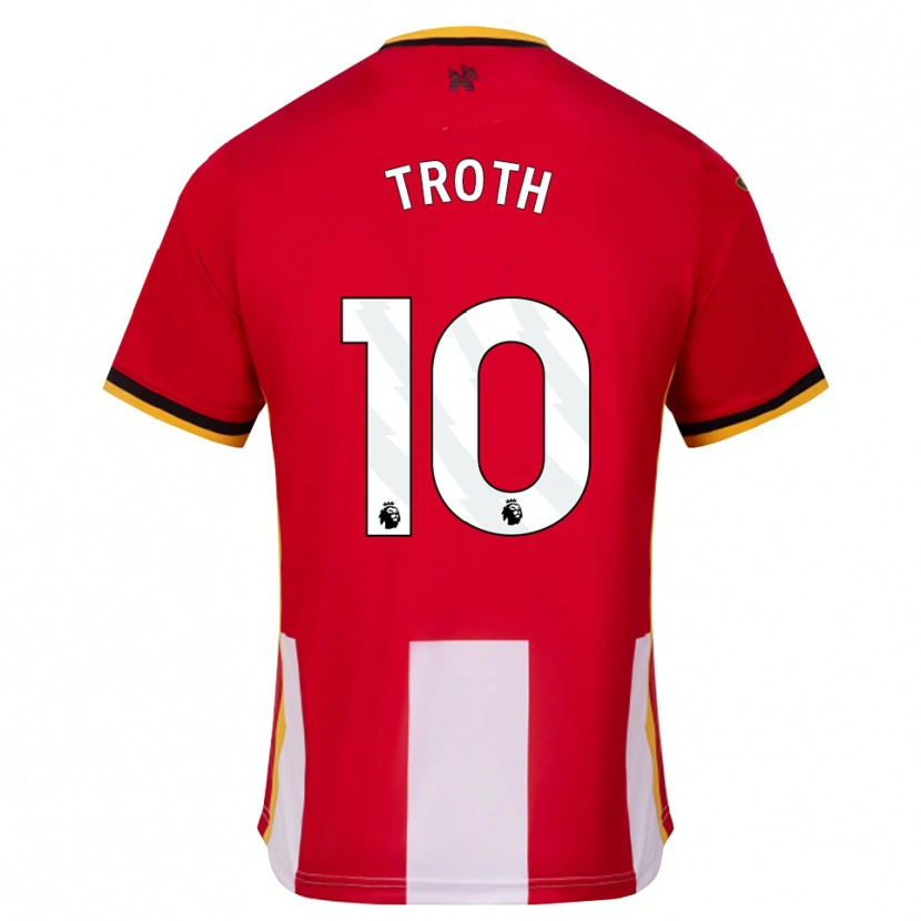 Danxen Dames Sophie Troth #10 Geel Zwart Rood Thuisshirt Thuistenue 2026/27 T-Shirt België