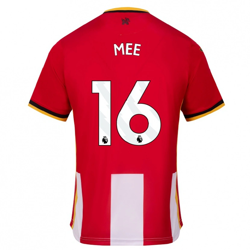 Danxen Dames Ben Mee #16 Geel Zwart Rood Thuisshirt Thuistenue 2026/27 T-Shirt België