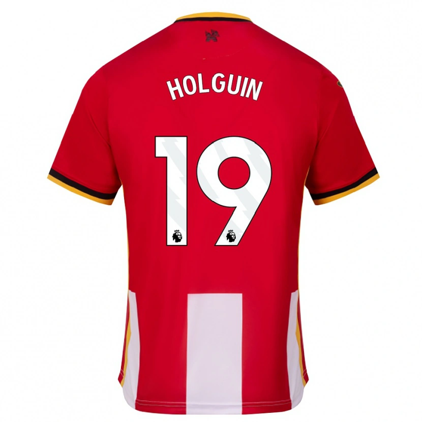 Danxen Dames Paula Holguin #19 Geel Zwart Rood Thuisshirt Thuistenue 2026/27 T-Shirt België