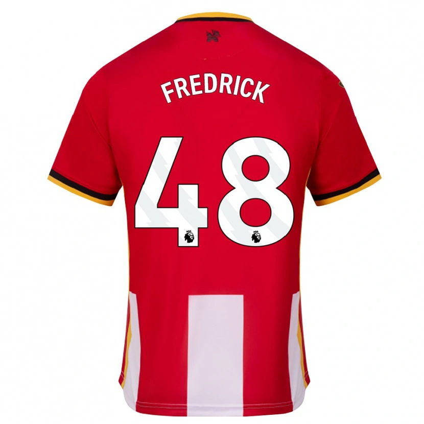 Danxen Dames Benjamin Fredrick #48 Geel Zwart Rood Thuisshirt Thuistenue 2026/27 T-Shirt België