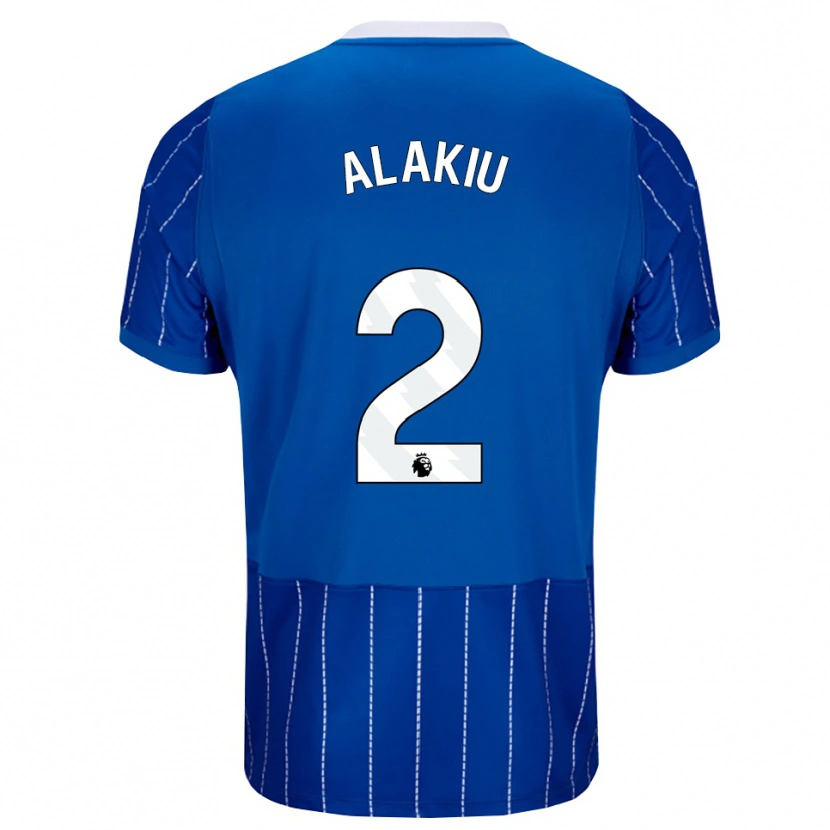 Danxen Dames Isaiah Alakiu #2 Mediumblauw Wit Thuisshirt Thuistenue 2026/27 T-Shirt België