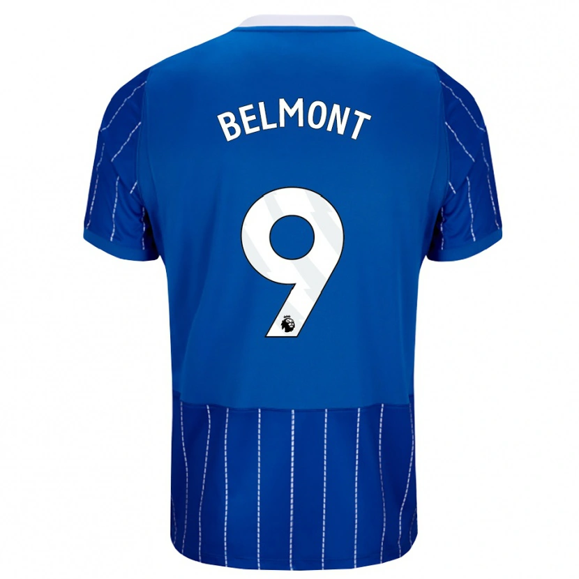 Danxen Dames Joe Belmont #9 Mediumblauw Wit Thuisshirt Thuistenue 2026/27 T-Shirt België