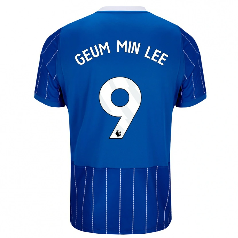 Danxen Dames Lee Geum-Min #9 Mediumblauw Wit Thuisshirt Thuistenue 2026/27 T-Shirt België