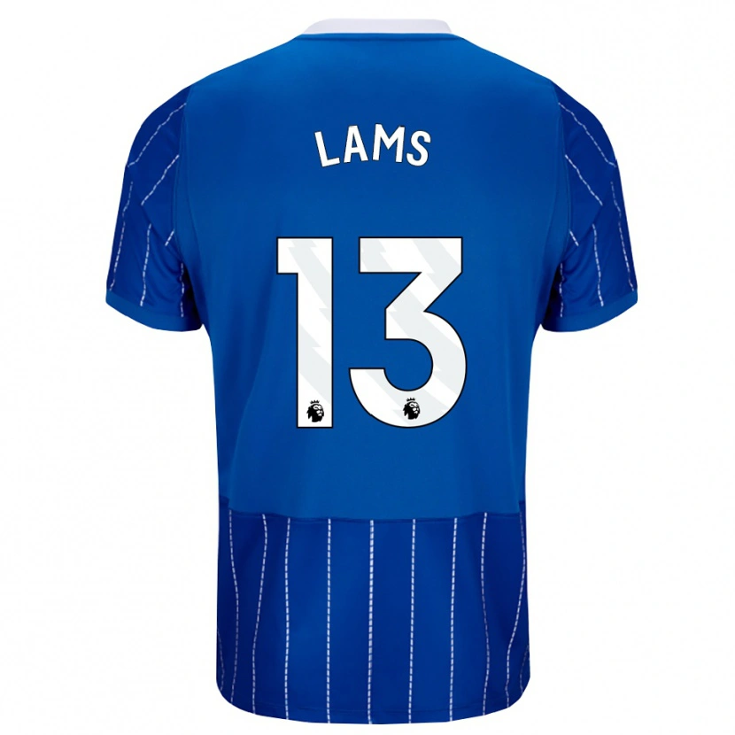 Danxen Dames George Lams #13 Mediumblauw Wit Thuisshirt Thuistenue 2026/27 T-Shirt België