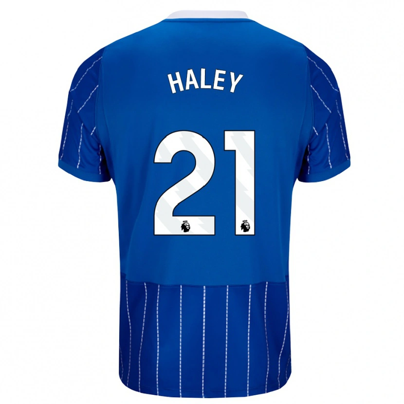 Danxen Dames Madison Haley #21 Mediumblauw Wit Thuisshirt Thuistenue 2026/27 T-Shirt België