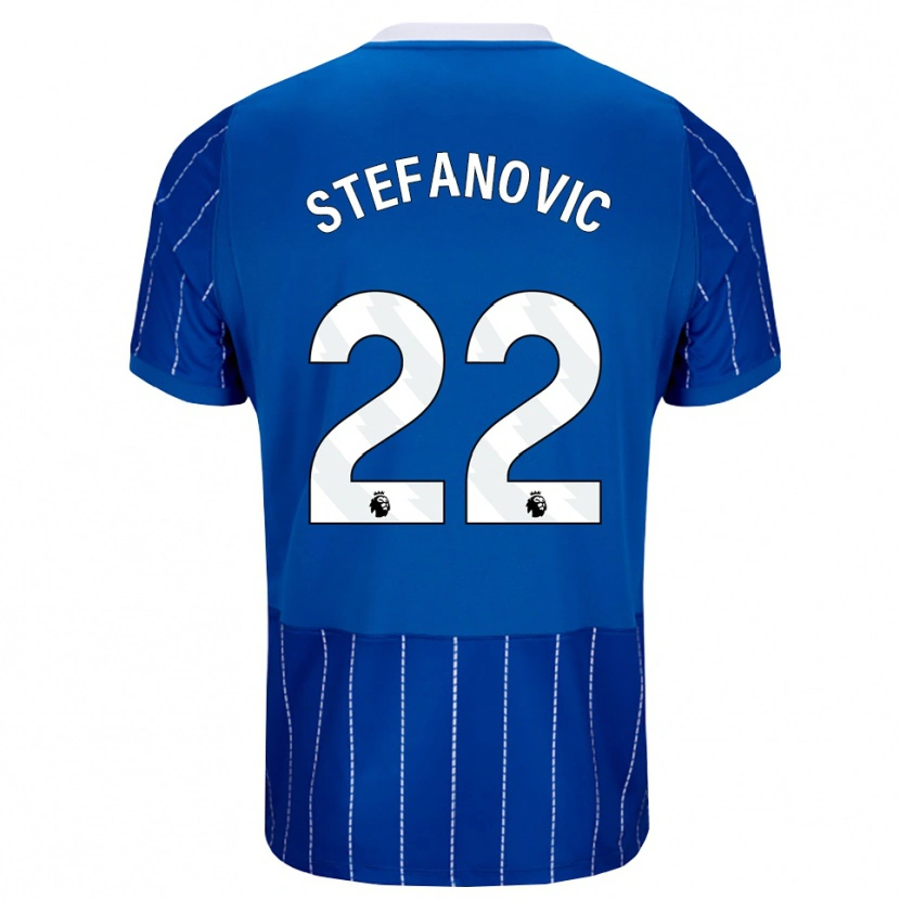 Danxen Dames Dejana Stefanović #22 Mediumblauw Wit Thuisshirt Thuistenue 2026/27 T-Shirt België
