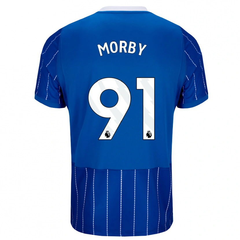 Danxen Dames Jackson Morby #91 Mediumblauw Wit Thuisshirt Thuistenue 2026/27 T-Shirt België