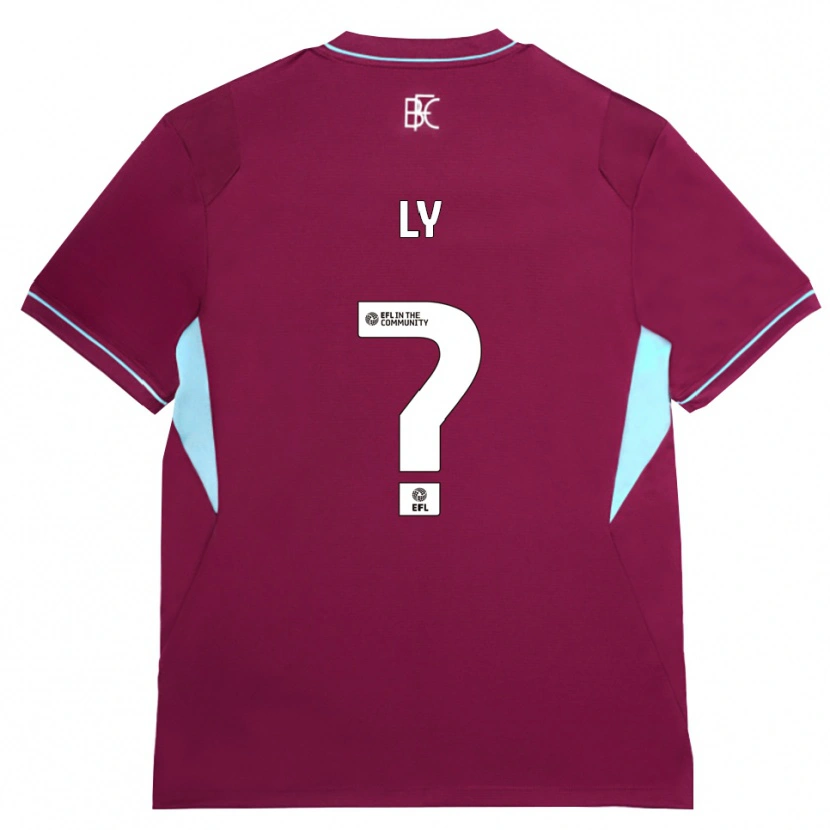 Danxen Dames Brandon Ly #0 Bordeaux Groen Thuisshirt Thuistenue 2026/27 T-Shirt België