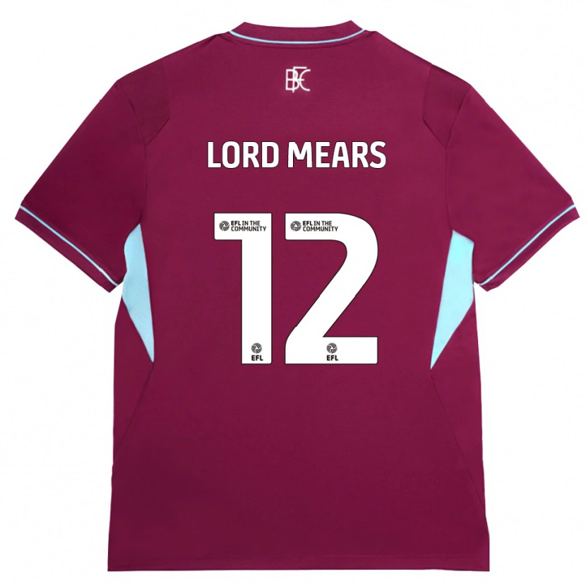 Danxen Dames Rhema Lord-Mears #12 Bordeaux Groen Thuisshirt Thuistenue 2026/27 T-Shirt België