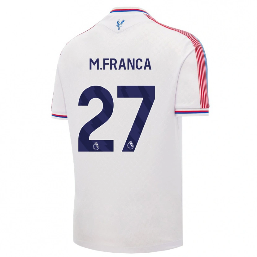 Danxen Dames Matheus França #27 Wit Rood Blauw Thuisshirt Thuistenue 2026/27 T-Shirt België