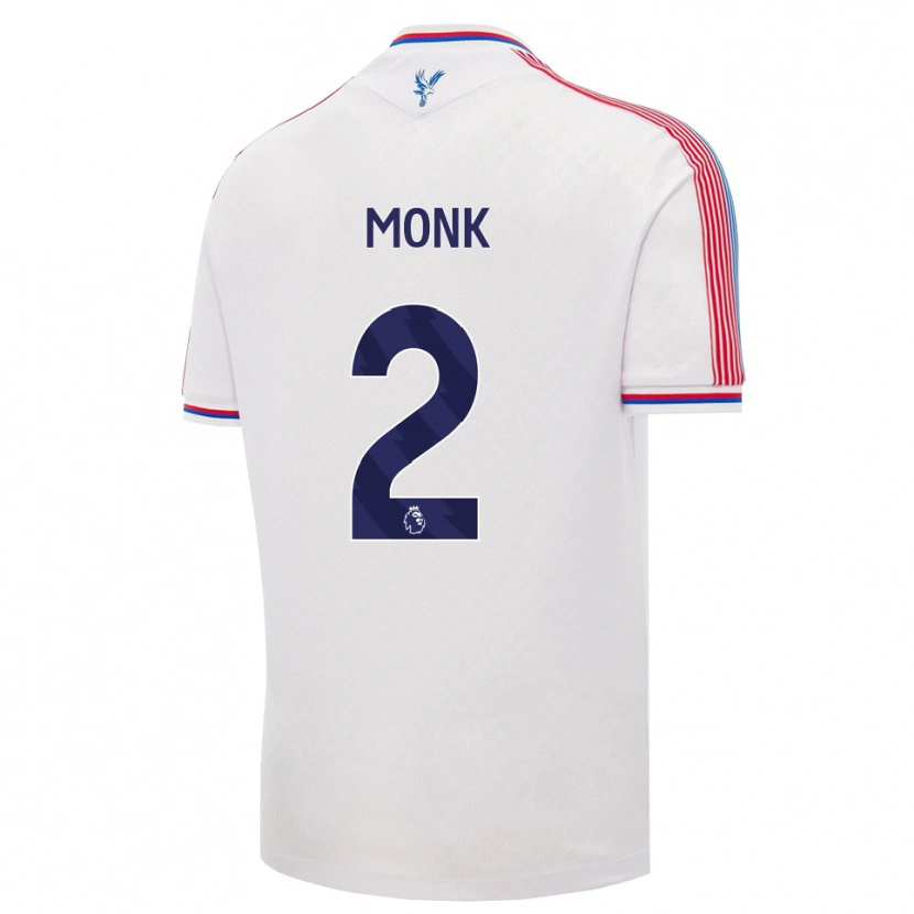 Danxen Dames Dylan Monk #2 Wit Rood Blauw Thuisshirt Thuistenue 2026/27 T-Shirt België