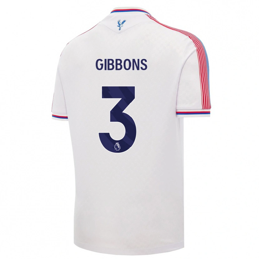 Danxen Dames Felicity Gibbons #3 Wit Rood Blauw Thuisshirt Thuistenue 2026/27 T-Shirt België