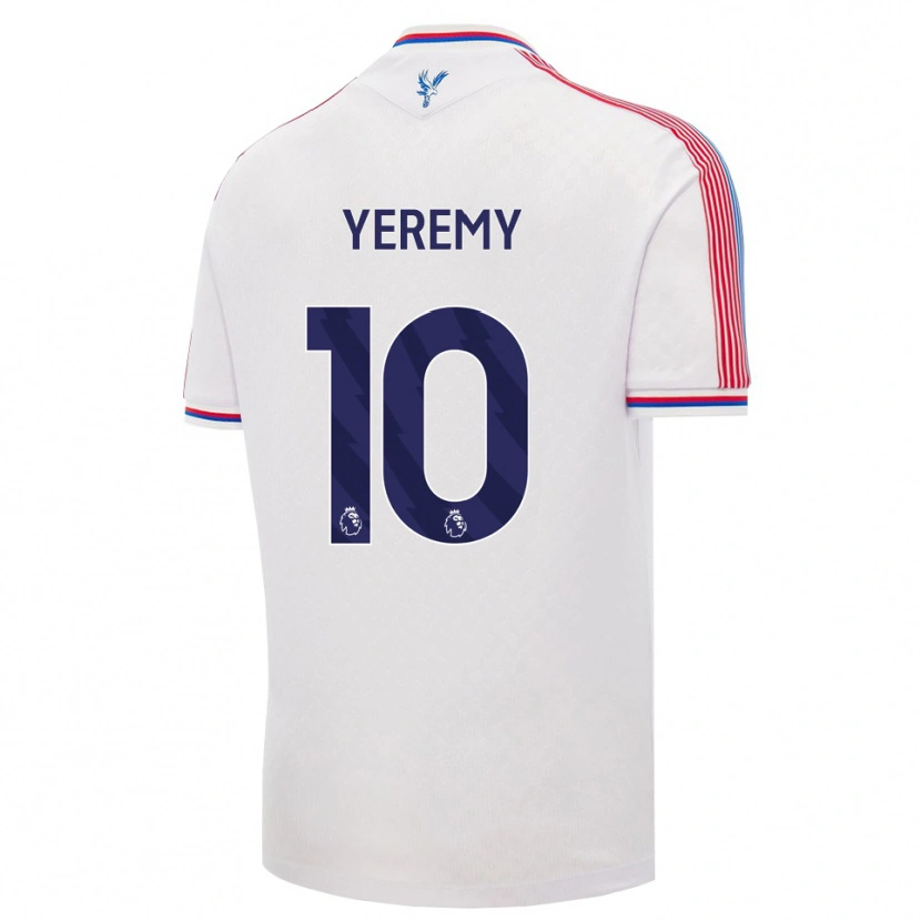 Danxen Dames Yéremy Pino #10 Wit Rood Blauw Thuisshirt Thuistenue 2026/27 T-Shirt België