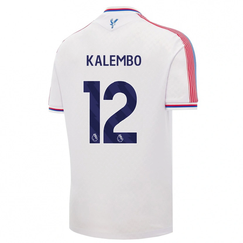 Danxen Dames Nathanael Kalembo #12 Wit Rood Blauw Thuisshirt Thuistenue 2026/27 T-Shirt België