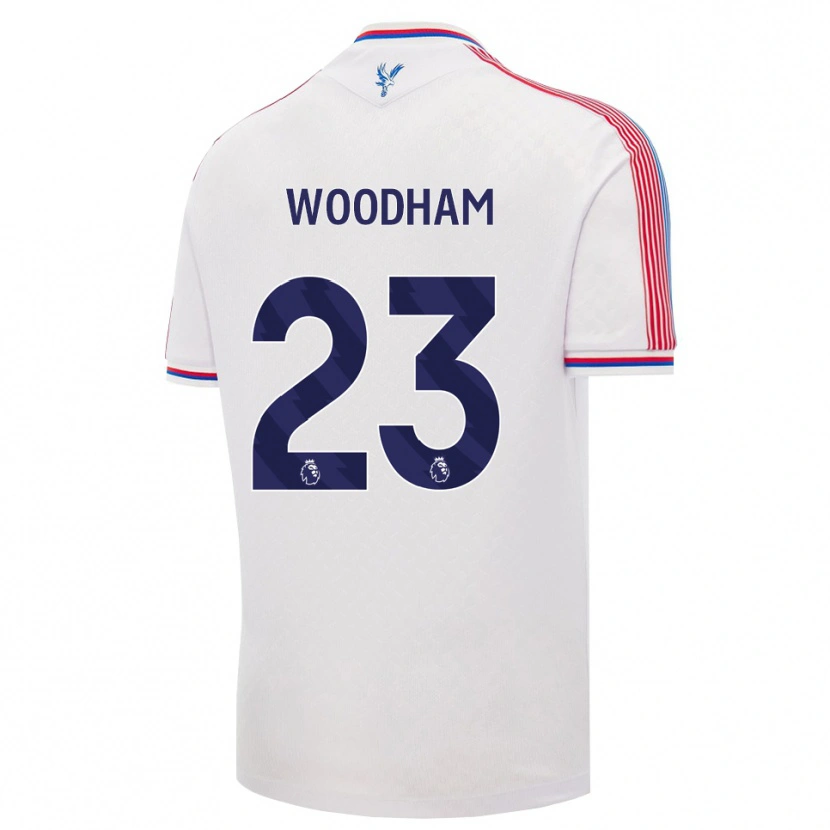 Danxen Dames Lily Woodham #23 Wit Rood Blauw Thuisshirt Thuistenue 2026/27 T-Shirt België