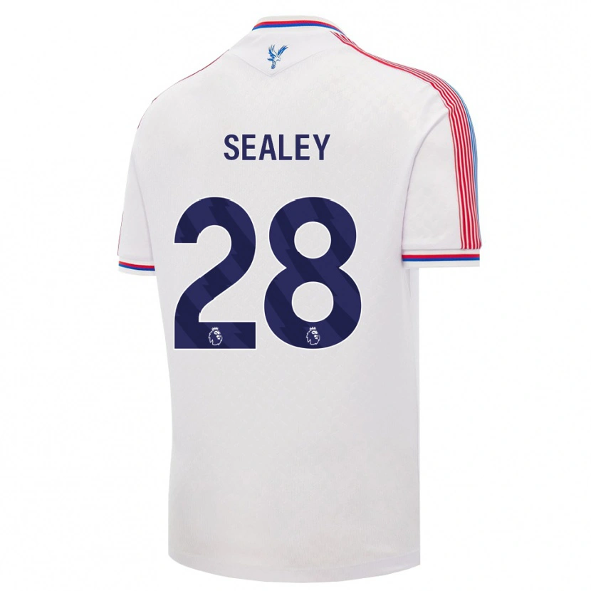 Danxen Dames Amaari Sealey #28 Wit Rood Blauw Thuisshirt Thuistenue 2026/27 T-Shirt België