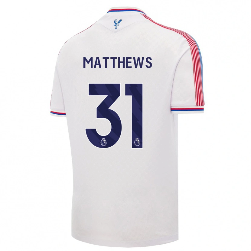 Danxen Dames Remi Matthews #31 Wit Rood Blauw Thuisshirt Thuistenue 2026/27 T-Shirt België