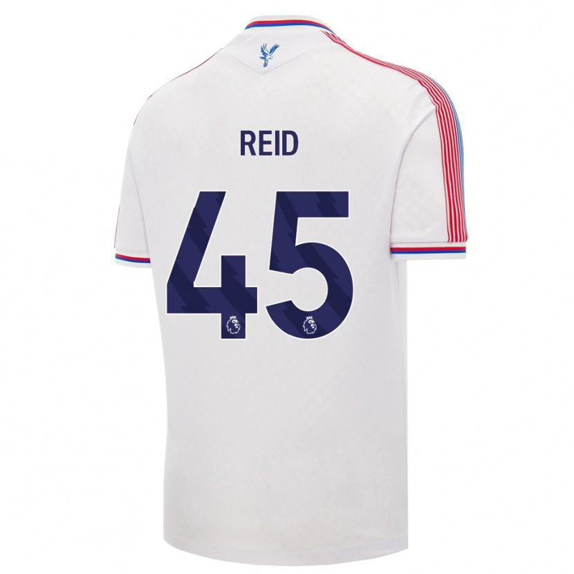 Danxen Dames Dylan Reid #45 Wit Rood Blauw Thuisshirt Thuistenue 2026/27 T-Shirt België