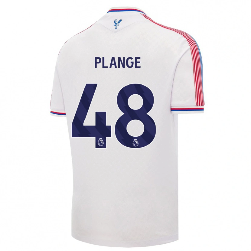Danxen Dames Luke Plange #48 Wit Rood Blauw Thuisshirt Thuistenue 2026/27 T-Shirt België