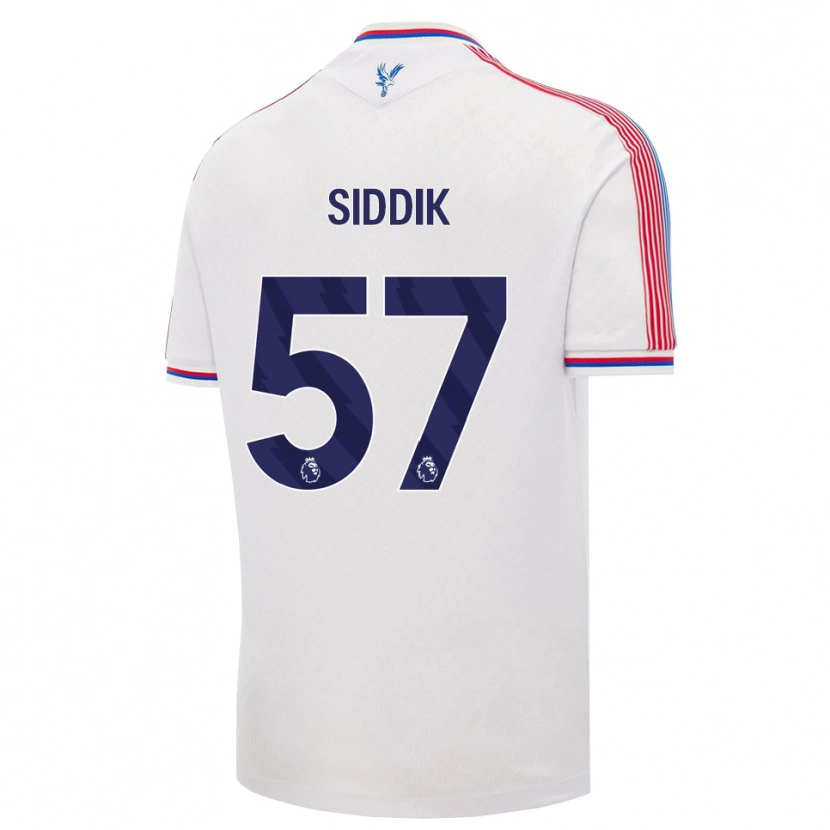 Danxen Dames Cardo Siddik #57 Wit Rood Blauw Thuisshirt Thuistenue 2026/27 T-Shirt België
