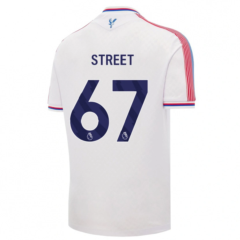 Danxen Dames Rob Street #67 Wit Rood Blauw Thuisshirt Thuistenue 2026/27 T-Shirt België