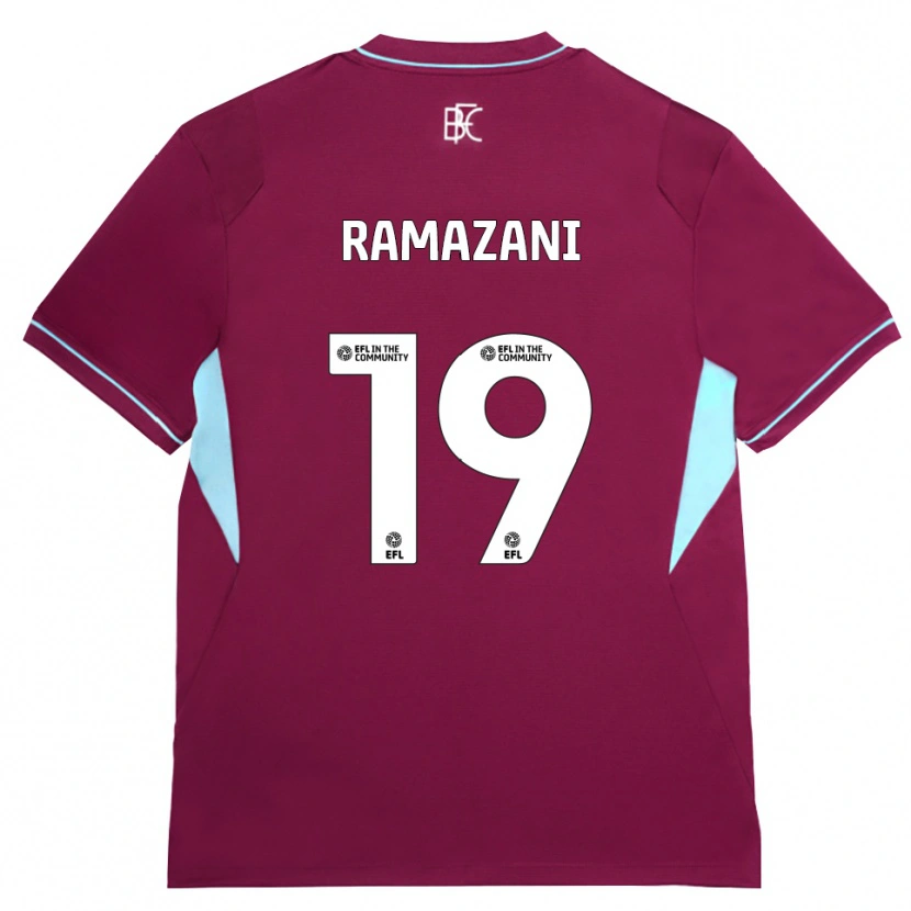 Danxen Dames Largie Ramazani #19 Bordeaux Groen Thuisshirt Thuistenue 2026/27 T-Shirt België