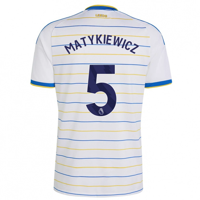 Danxen Dames Luke Matykiewicz #5 Rood Geel Blauw Thuisshirt Thuistenue 2026/27 T-Shirt België