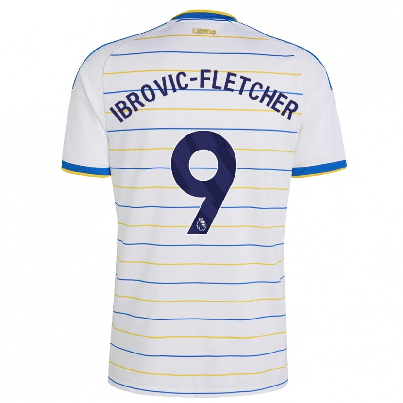 Danxen Dames Edward Ibrovic-Fletcher #9 Rood Geel Blauw Thuisshirt Thuistenue 2026/27 T-Shirt België