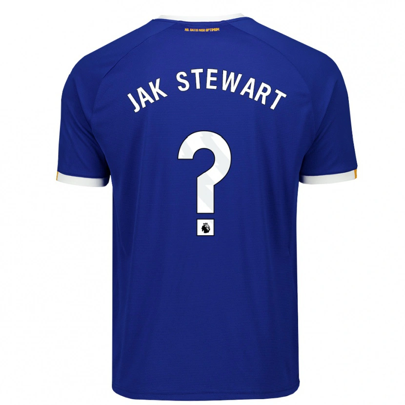 Danxen Dames Jak Stewart #0 Blauw Wit Geel Thuisshirt Thuistenue 2026/27 T-Shirt België
