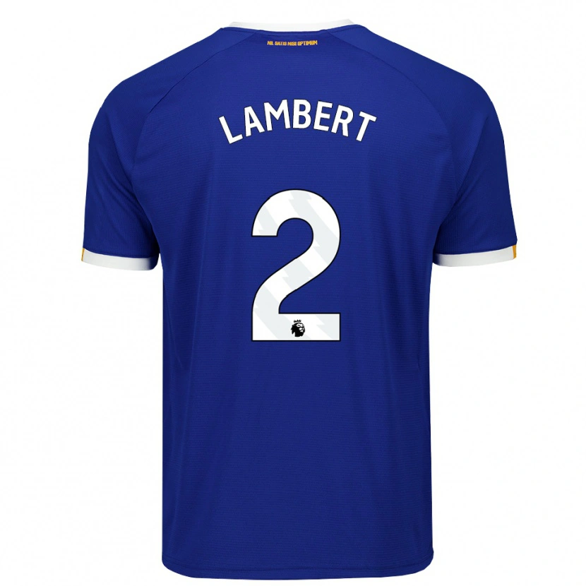 Danxen Dames Rocco Lambert #2 Blauw Wit Geel Thuisshirt Thuistenue 2026/27 T-Shirt België