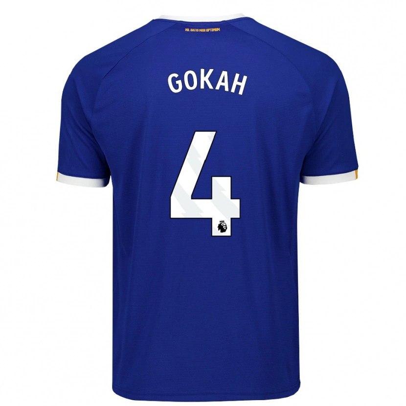 Danxen Dames Reuben Gokah #4 Blauw Wit Geel Thuisshirt Thuistenue 2026/27 T-Shirt België
