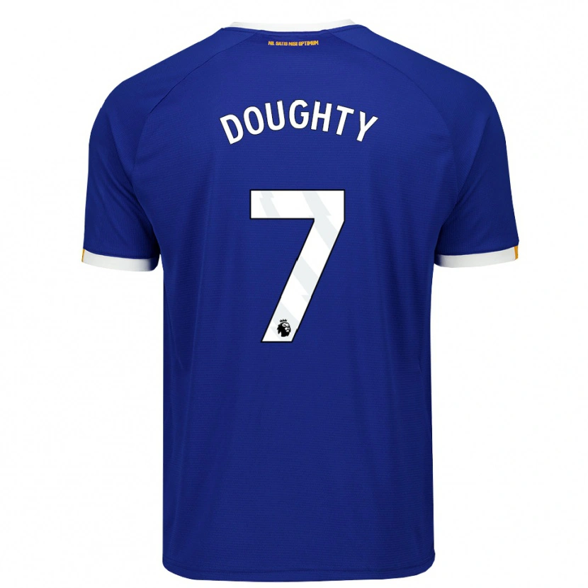 Danxen Dames Jake Doughty #7 Blauw Wit Geel Thuisshirt Thuistenue 2026/27 T-Shirt België