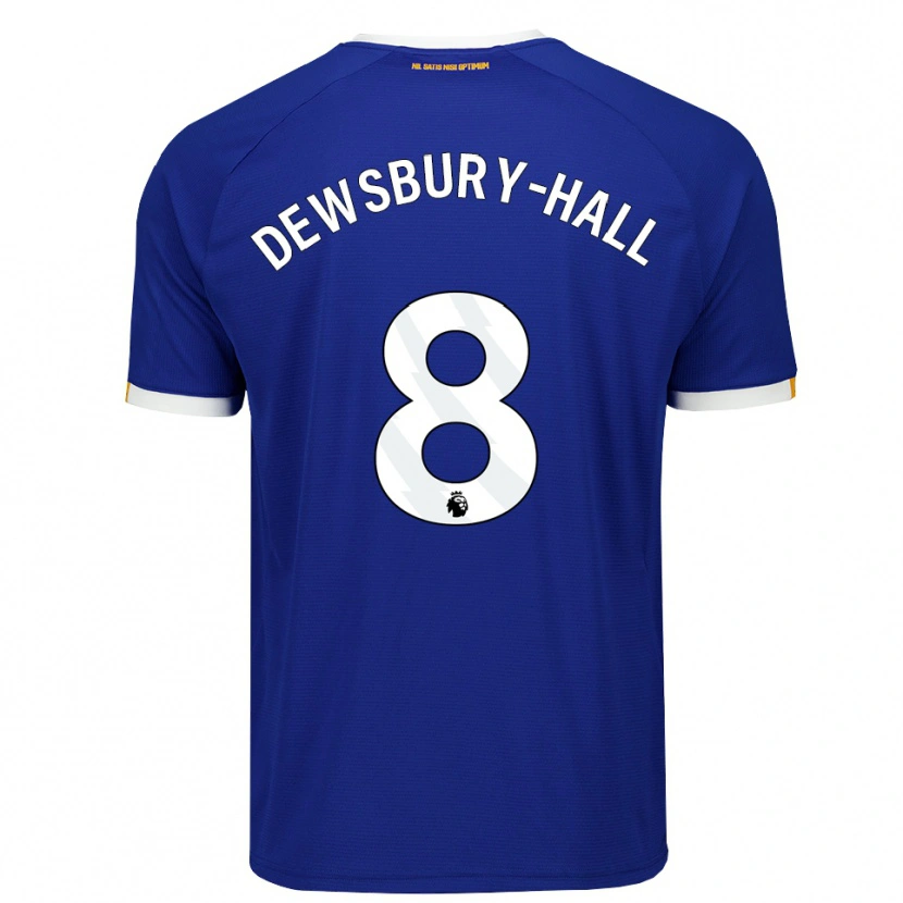 Danxen Dames Kiernan Dewsbury-Hall #8 Blauw Wit Geel Thuisshirt Thuistenue 2026/27 T-Shirt België