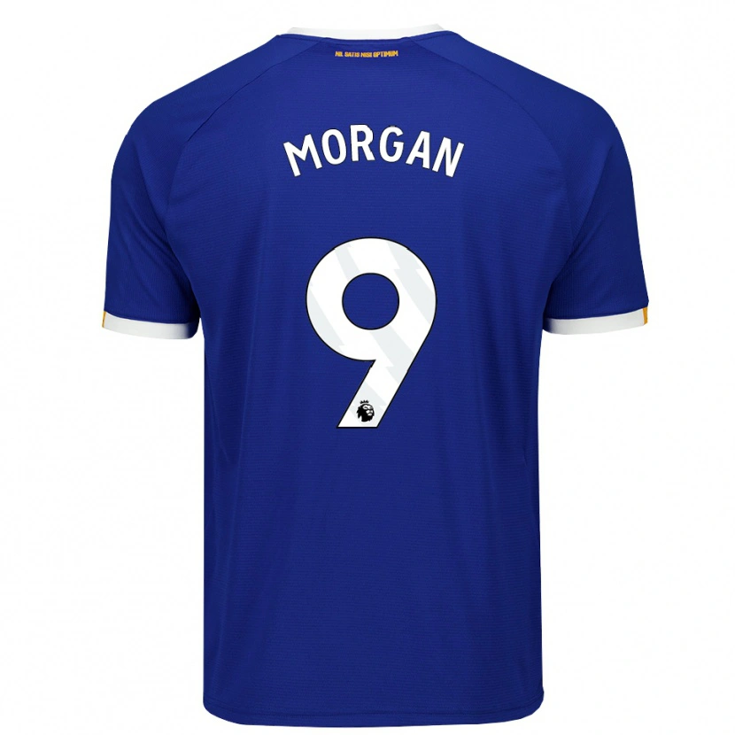 Danxen Dames George Morgan #9 Blauw Wit Geel Thuisshirt Thuistenue 2026/27 T-Shirt België