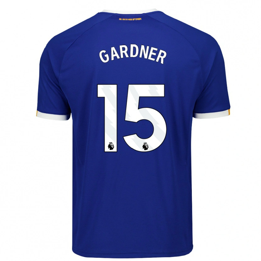 Danxen Dames Luis Gardner #15 Blauw Wit Geel Thuisshirt Thuistenue 2026/27 T-Shirt België