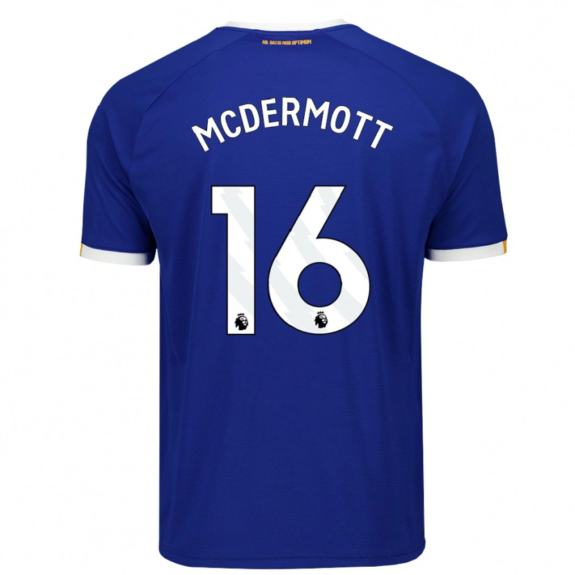 Danxen Dames Tom Mcdermott #16 Blauw Wit Geel Thuisshirt Thuistenue 2026/27 T-Shirt België
