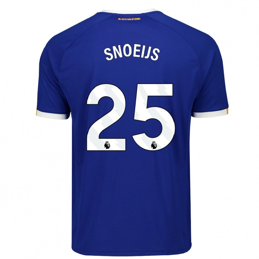 Danxen Dames Katja Snoeijs #25 Blauw Wit Geel Thuisshirt Thuistenue 2026/27 T-Shirt België