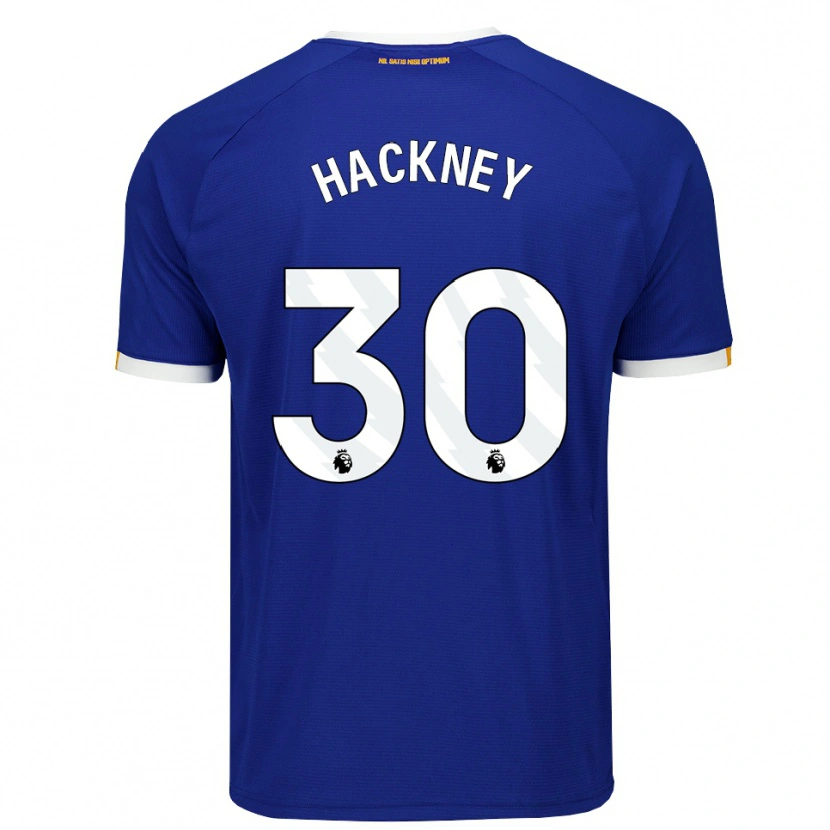 Danxen Dames Hayden Hackney #30 Blauw Wit Geel Thuisshirt Thuistenue 2026/27 T-Shirt België