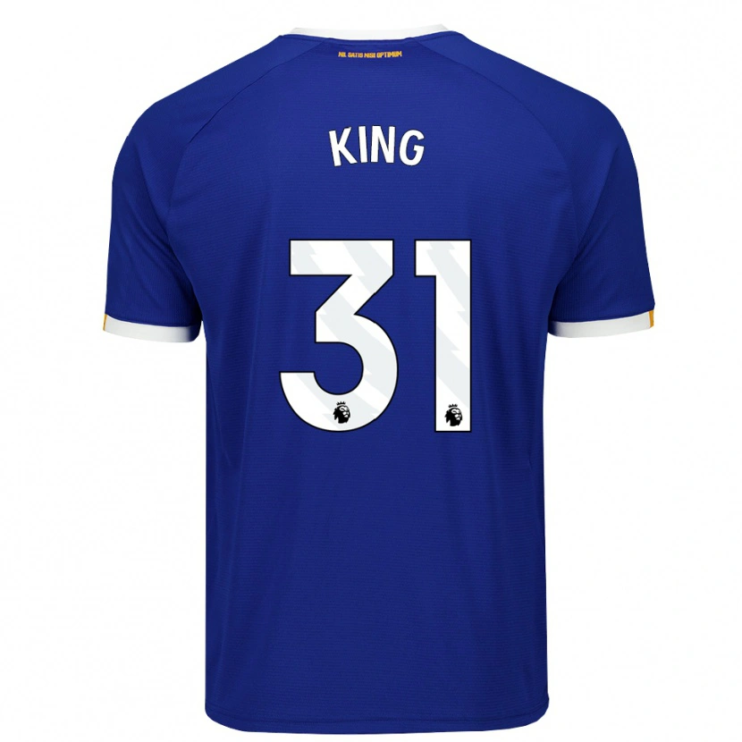 Danxen Dames Tom King #31 Blauw Wit Geel Thuisshirt Thuistenue 2026/27 T-Shirt België