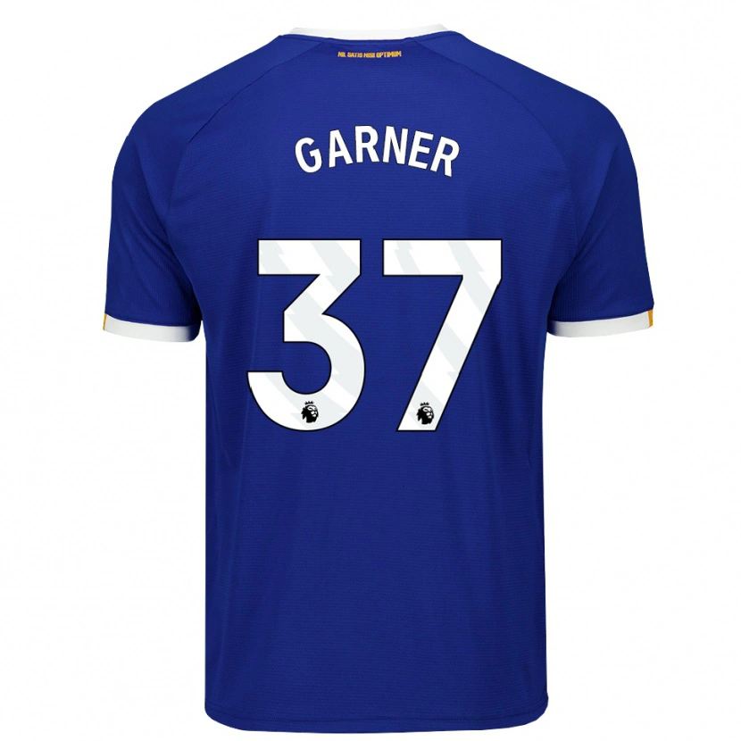 Danxen Dames James Garner #37 Blauw Wit Geel Thuisshirt Thuistenue 2026/27 T-Shirt België