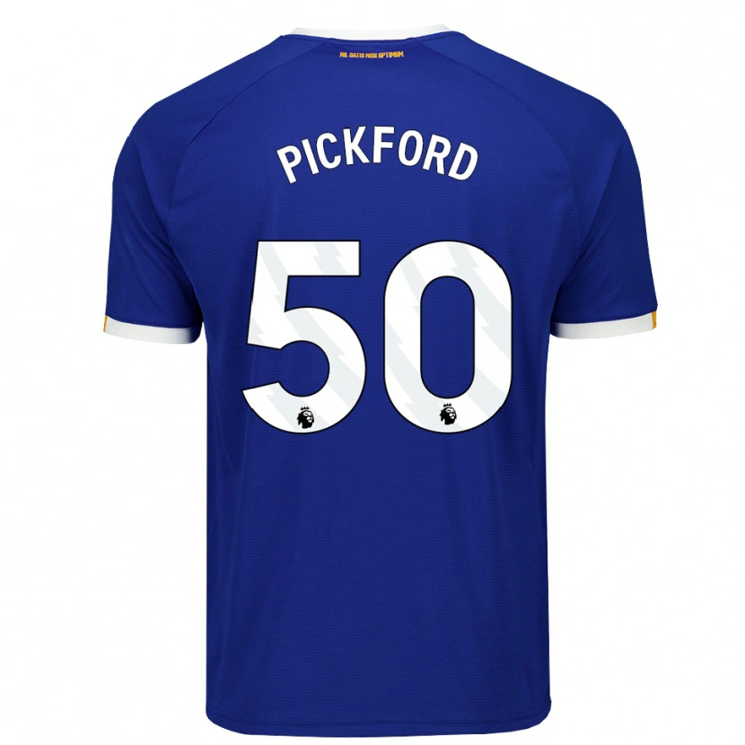 Danxen Dames George Pickford #50 Blauw Wit Geel Thuisshirt Thuistenue 2026/27 T-Shirt België