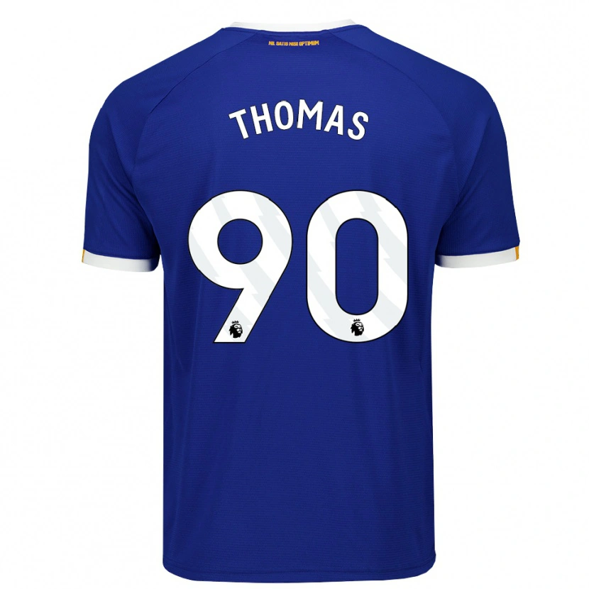Danxen Dames Aled Thomas #90 Blauw Wit Geel Thuisshirt Thuistenue 2026/27 T-Shirt België